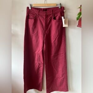 MOTHER Flare Jeans in Brick Red The Undercover BNWT 29